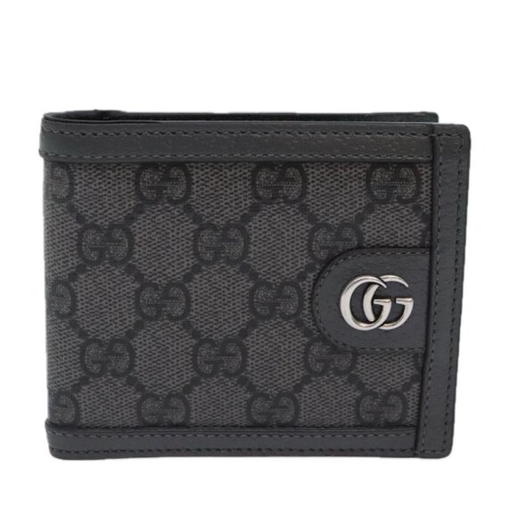 GUCCI GG Supreme Wallet PVC Gray Silver 597609 - Picture 12 of 15